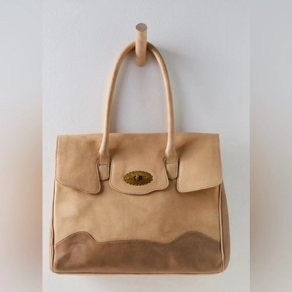 New🌟We the Free Sol Painted Leather Tote Bag